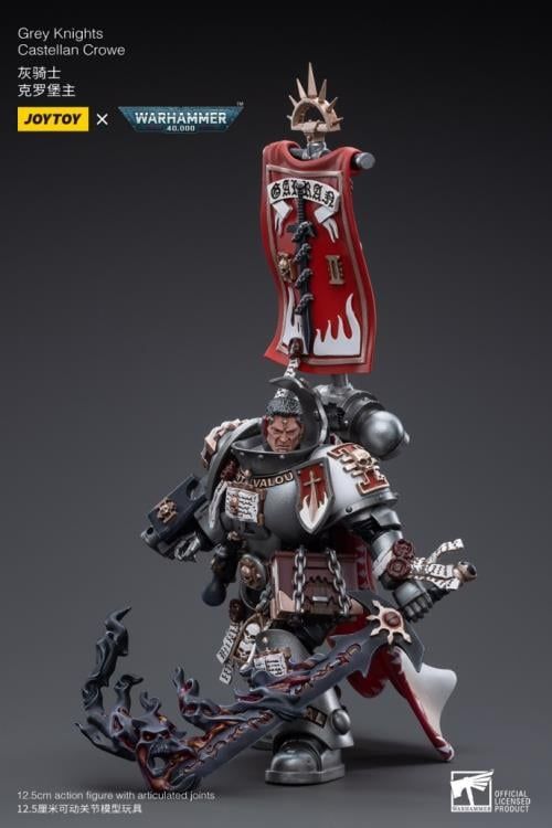 Warhammer 40K Grey Knights Castellan Crowe 1/18 Scale Action Figure