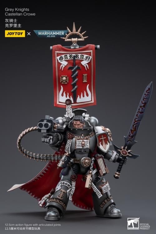 Warhammer 40K Grey Knights Castellan Crowe 1/18 Scale Action Figure