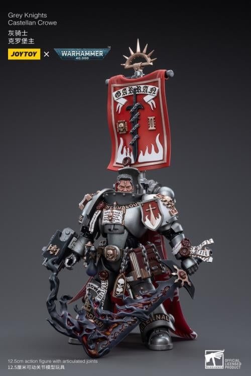 Warhammer 40K Grey Knights Castellan Crowe 1/18 Scale Action Figure