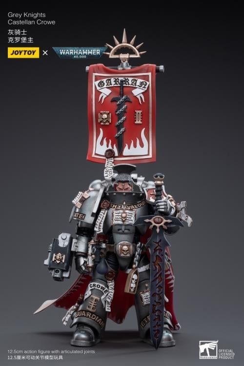 Warhammer 40K Grey Knights Castellan Crowe 1/18 Scale Action Figure