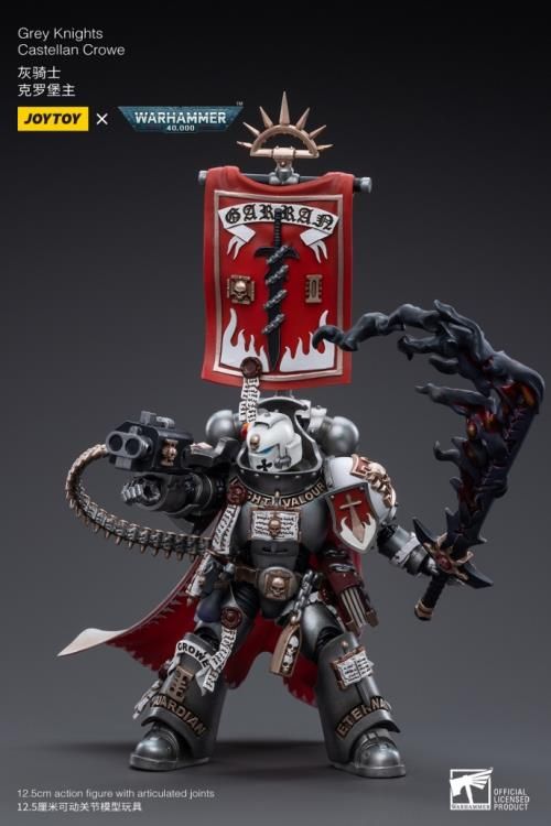 Warhammer 40K Grey Knights Castellan Crowe 1/18 Scale Action Figure