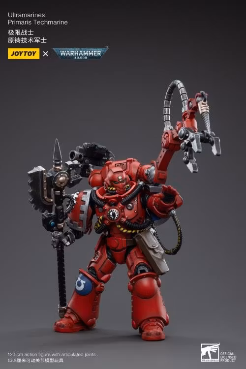 Warhammer 40K Ultramarines Primaris Techmarine Brother Tybestis 1/18 Scale Action Figure