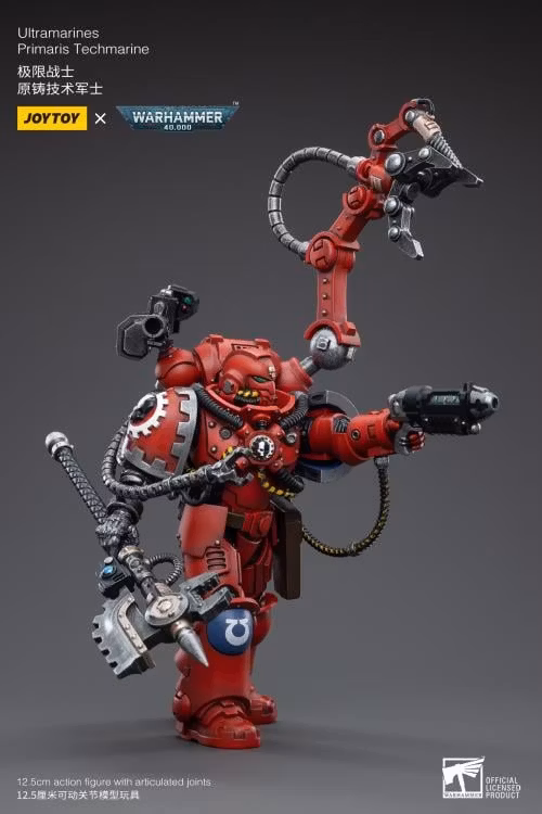 Warhammer 40K Ultramarines Primaris Techmarine Brother Tybestis 1/18 Scale Action Figure