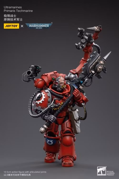 Warhammer 40K Ultramarines Primaris Techmarine Brother Tybestis 1/18 Scale Action Figure