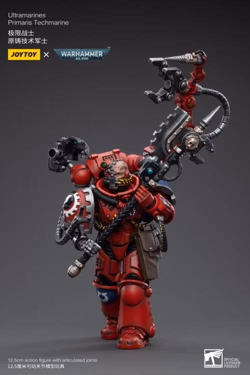 Warhammer 40K Ultramarines Primaris Techmarine Brother Tybestis 1/18 Scale Action Figure