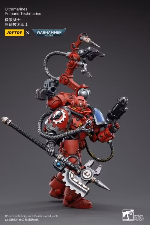 Warhammer 40K Ultramarines Primaris Techmarine Brother Tybestis 1/18 Scale Action Figure