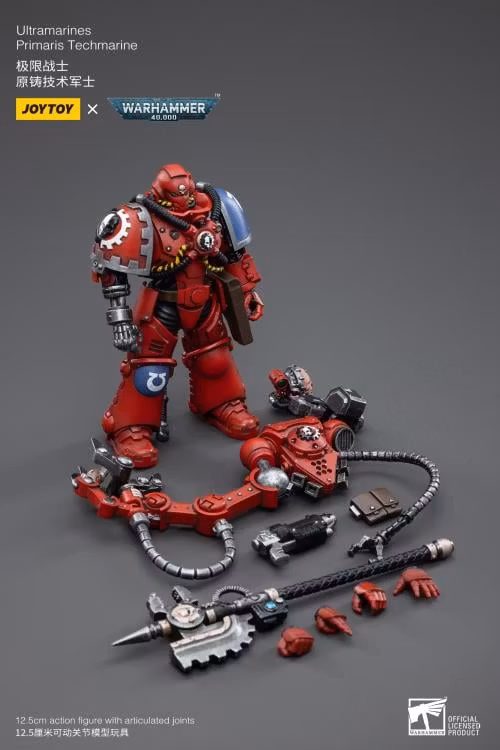 Warhammer 40K Ultramarines Primaris Techmarine Brother Tybestis 1/18 Scale Action Figure