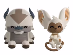 Avatar: The Last Airbender Monitor Buddiez Appa and Momo Vinyl Figure Set