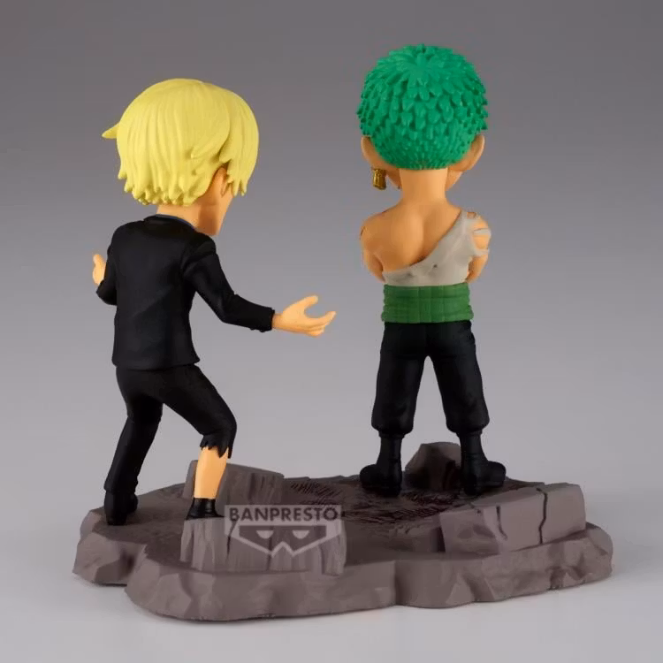 One Piece World Collectable Figure Log Stories Roronoa Zoro & Sanji "NOTHING.....AT ALL!!!"