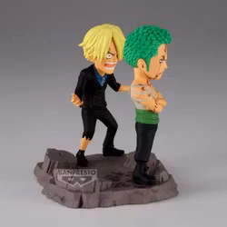 One Piece World Collectable Figure Log Stories Roronoa Zoro & Sanji "NOTHING.....AT ALL!!!"