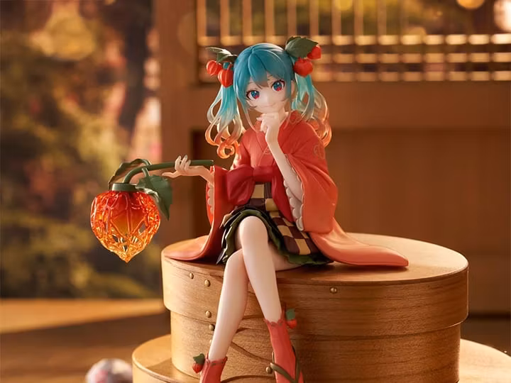 Vocaloid Hatsune Miku (Flower Fairy Winter Cherry) Noodle Stopper Figure