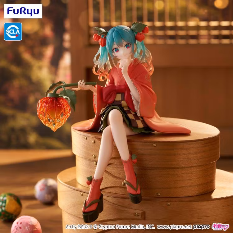 Vocaloid Hatsune Miku (Flower Fairy Winter Cherry) Noodle Stopper Figure