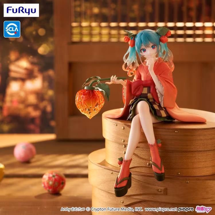 Vocaloid Hatsune Miku (Flower Fairy Winter Cherry) Noodle Stopper Figure