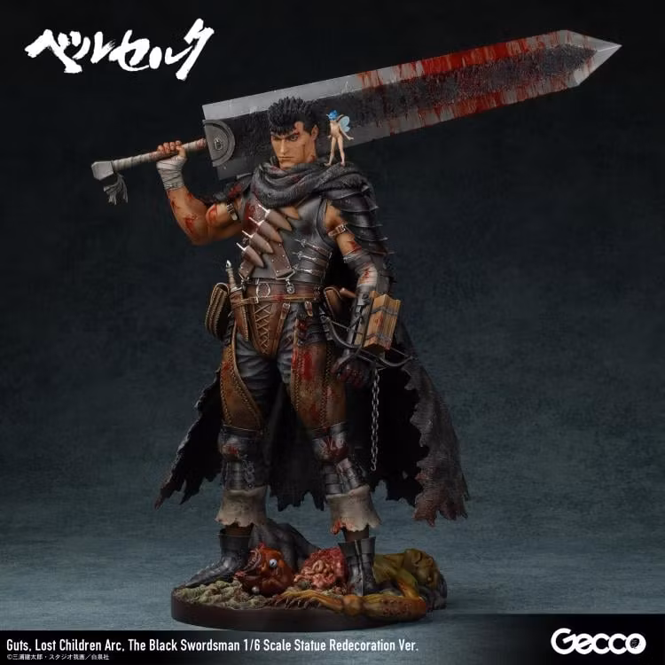 Berserk Guts The Black Swordsman Lost Children Arc (Redecoration Ver.) 1/6 Scale Statue