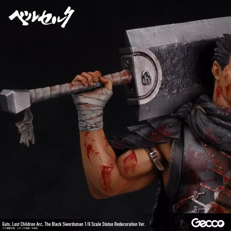 Berserk Guts The Black Swordsman Lost Children Arc (Redecoration Ver.) 1/6 Scale Statue