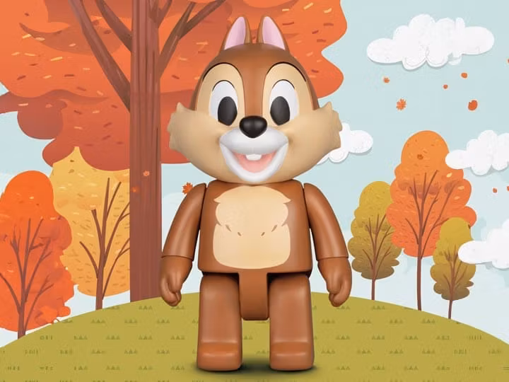 Chip 'n Dale Syaking-Bang!! Chip Vinyl Piggy Bank