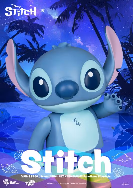 Lilo & Stitch Syaking-Bang!! Stitch Vinyl Piggy Bank
