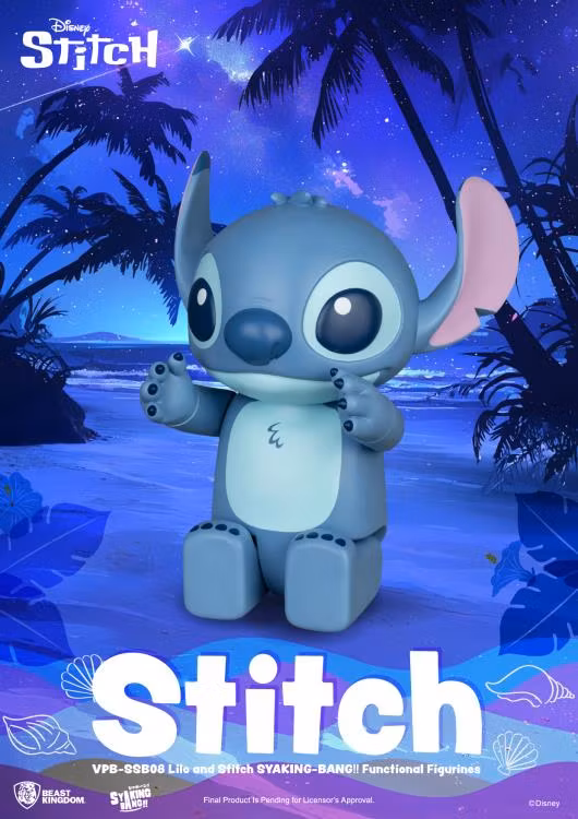 Lilo & Stitch Syaking-Bang!! Stitch Vinyl Piggy Bank
