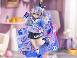 Honkai: Star Rail Rise Up+ Chibi Cat Series Silver Wolf Figure