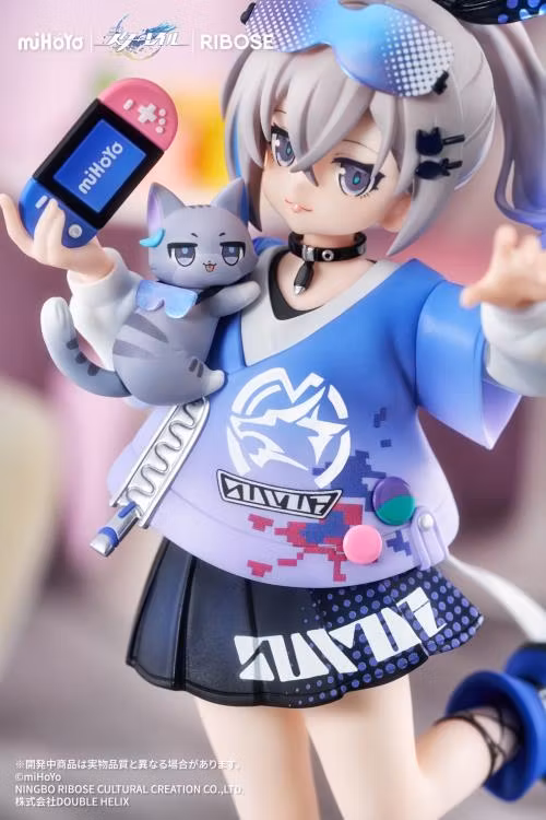 Honkai: Star Rail Rise Up+ Chibi Cat Series Silver Wolf Figure