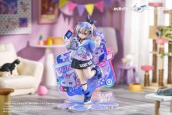 Honkai: Star Rail Rise Up+ Chibi Cat Series Silver Wolf Figure