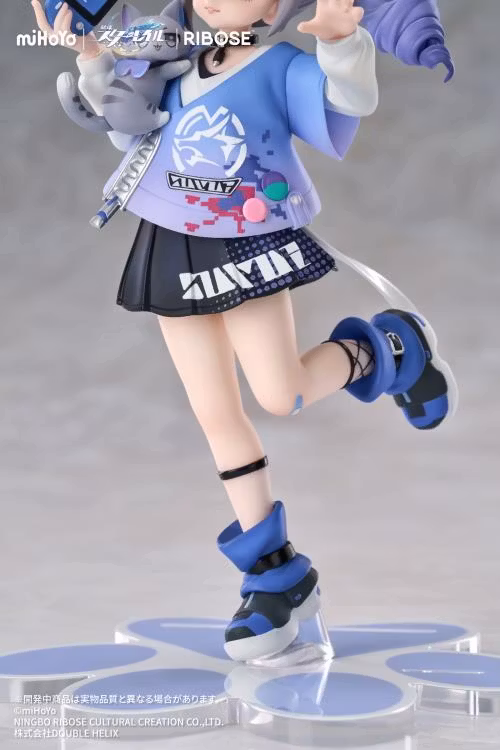 Honkai: Star Rail Rise Up+ Chibi Cat Series Silver Wolf Figure