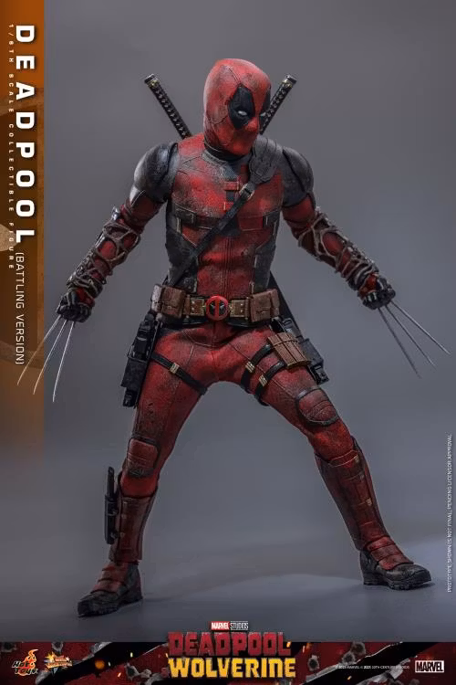 Marvel Deadpool & Wolverine MMS782 Deadpool (Battling Ver.) 1/6th Scale Collectible Figure