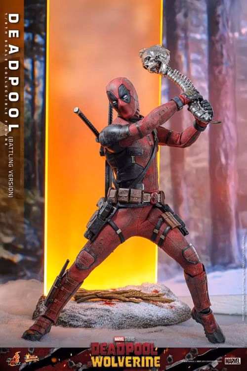 Marvel Deadpool & Wolverine MMS782 Deadpool (Battling Ver.) 1/6th Scale Collectible Figure