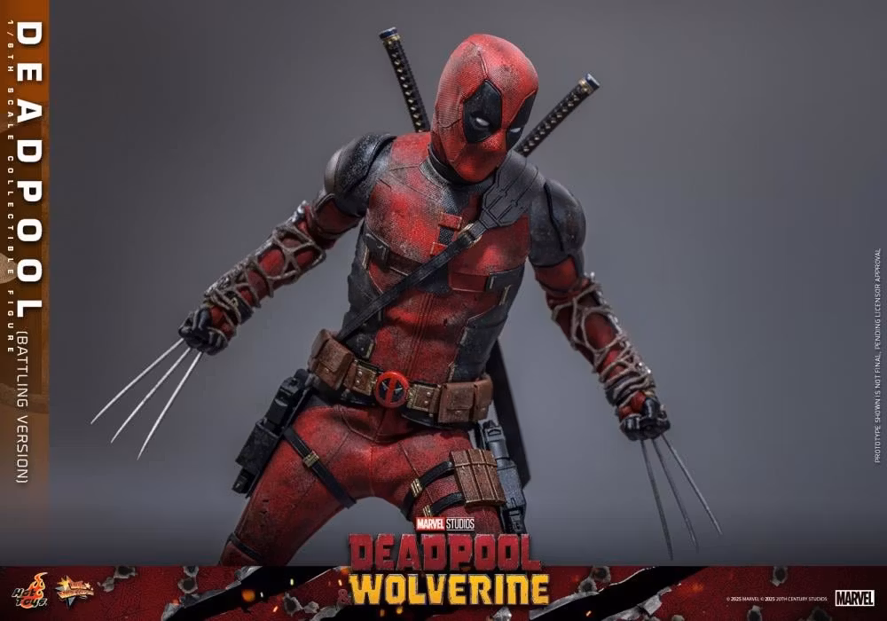 Marvel Deadpool & Wolverine MMS782 Deadpool (Battling Ver.) 1/6th Scale Collectible Figure