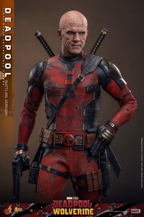 Marvel Deadpool & Wolverine MMS782 Deadpool (Battling Ver.) 1/6th Scale Collectible Figure