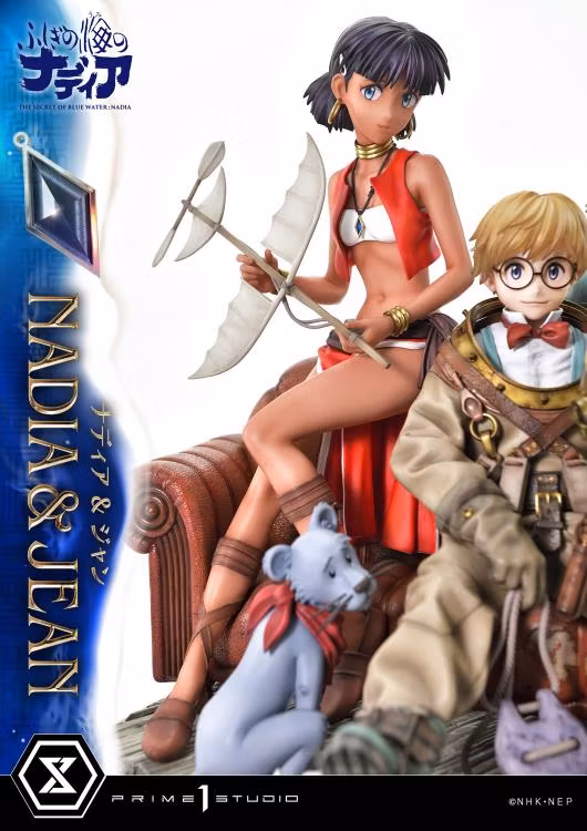 Nadia: The Secret of Blue Water Concept Masterline Nadia & Jean 1/6 Scale Statue (With Bonus)