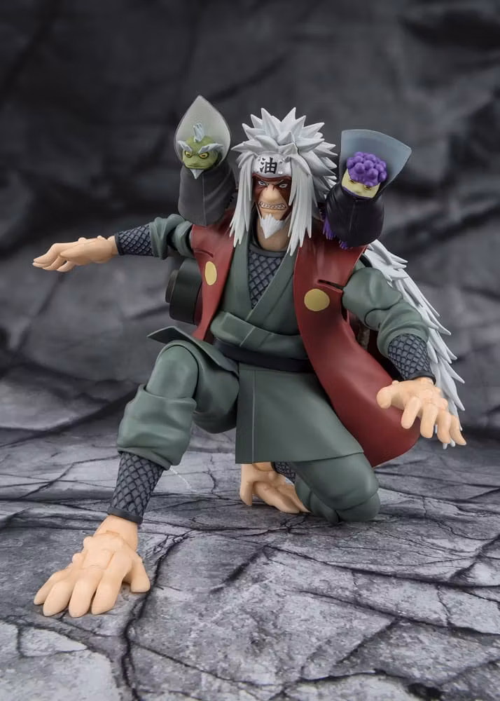Naruto: Shippuden S.H.Figuarts Jiraiya -Hidden Leaf Heroic Master Sage- (Sage Mode Set) Action Figure