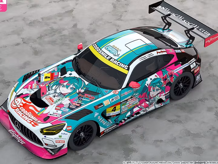 Hatsune Miku GT Project Vehicle 1/64 Hatsune Miku AMG 2025 Season Opening Ver.