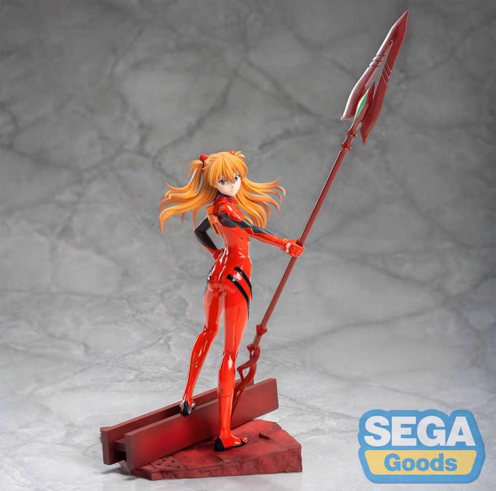 Rebuild of Evangelion Luminasta Asuka Shikinami Langley x Spear of Cassius Figure