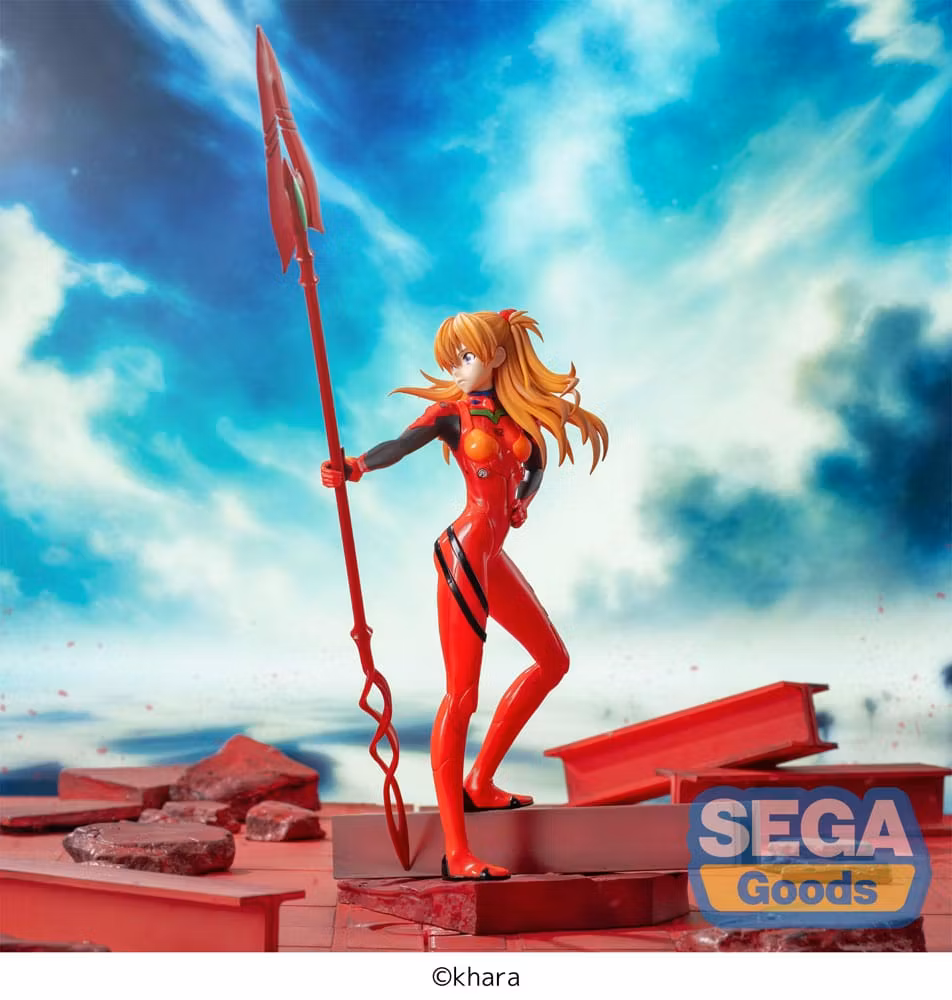 Rebuild of Evangelion Luminasta Asuka Shikinami Langley x Spear of Cassius Figure