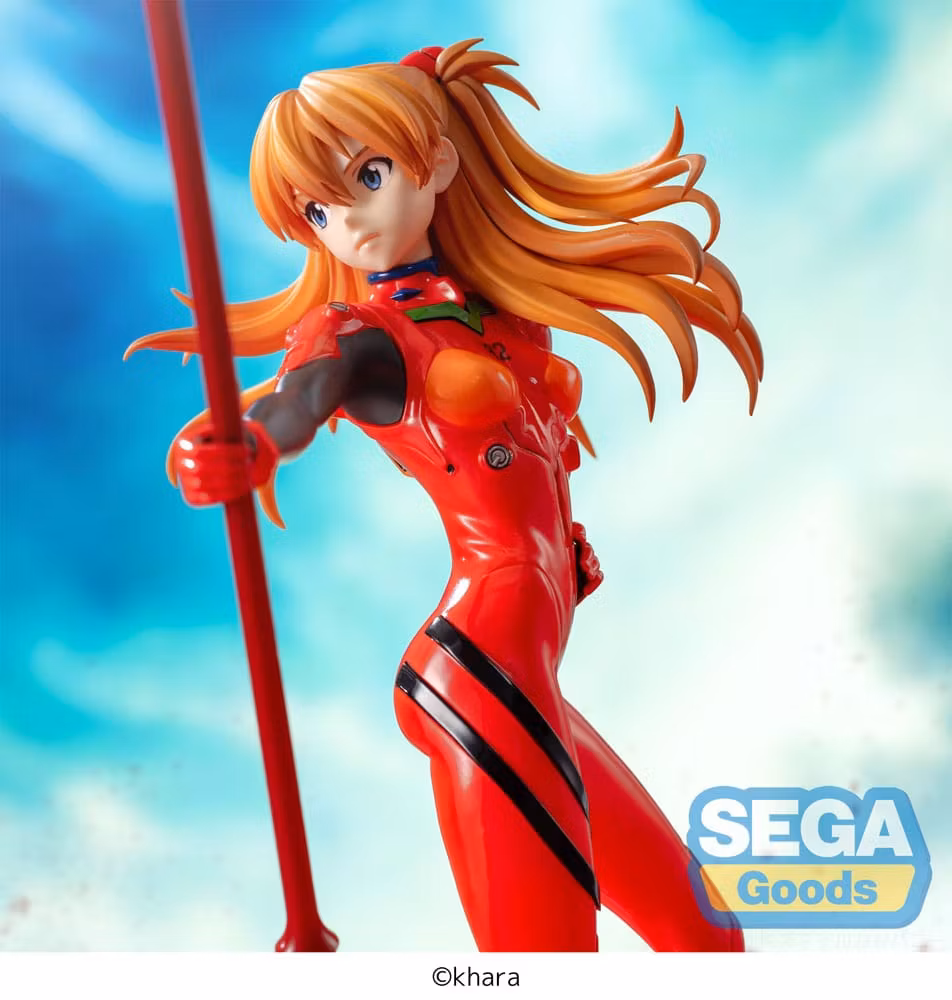 Rebuild of Evangelion Luminasta Asuka Shikinami Langley x Spear of Cassius Figure