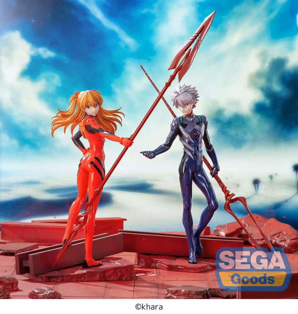 Rebuild of Evangelion Luminasta Asuka Shikinami Langley x Spear of Cassius Figure