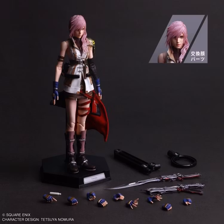 Final Fantasy XIII Play Arts Shin Lightning Action Figure