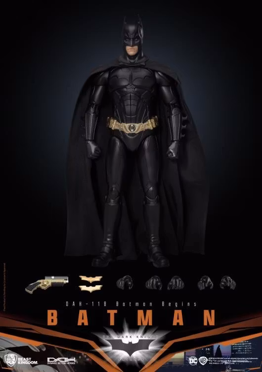 Batman Begins Dynamic 8ction Heroes DAH-118 Batman Action Figure