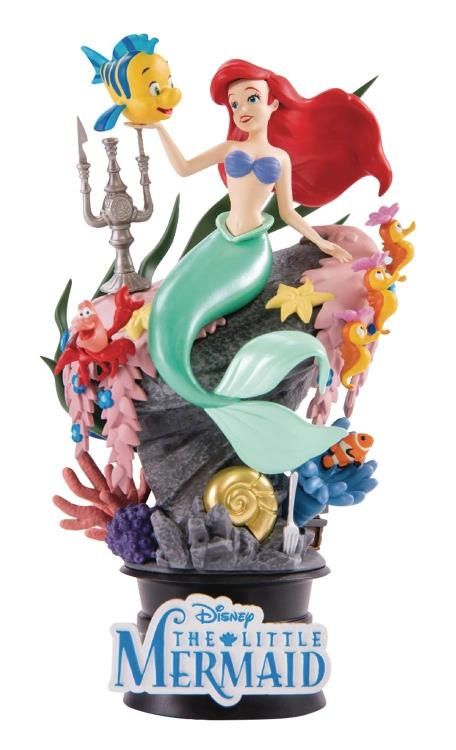 The Little Mermaid D-Stage DS-012 Ariel and Flounder Statue