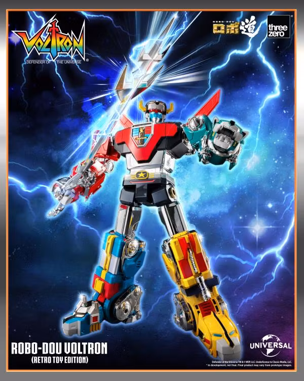 Voltron: Defender of the Universe ROBO-DOU Voltron (Retro Toy Edition) Action Figure