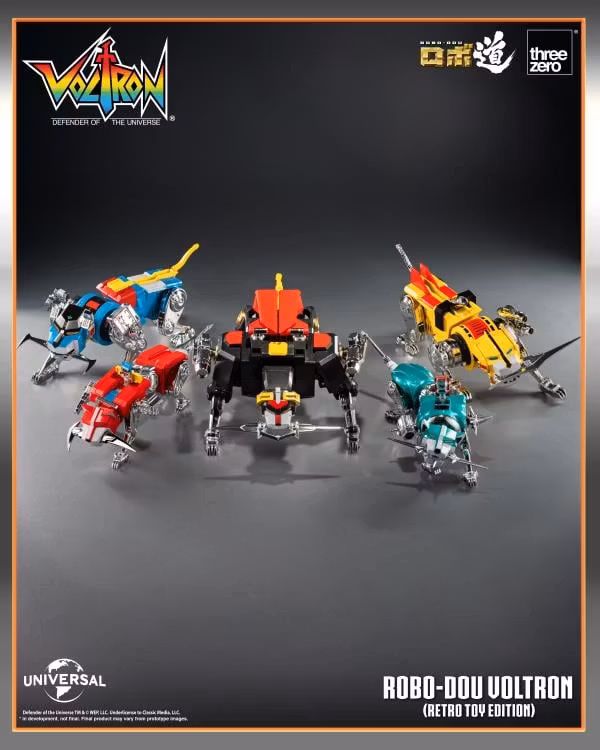 Voltron: Defender of the Universe ROBO-DOU Voltron (Retro Toy Edition) Action Figure