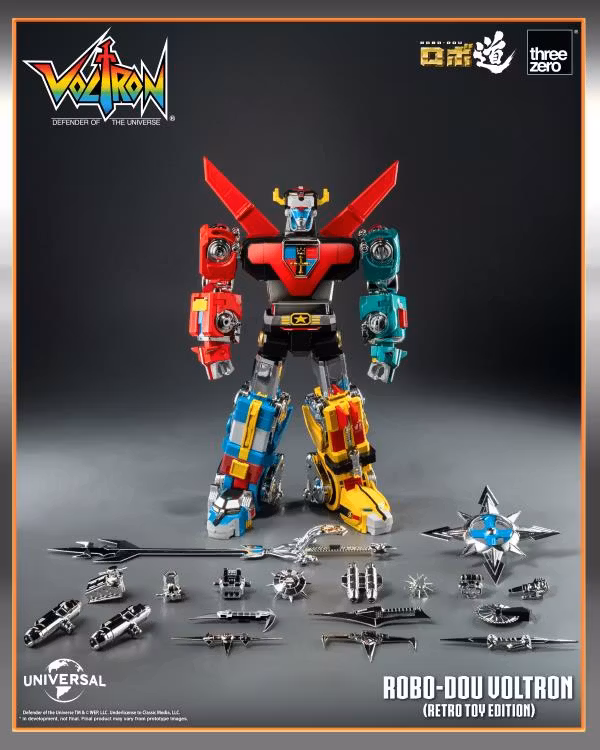 Voltron: Defender of the Universe ROBO-DOU Voltron (Retro Toy Edition) Action Figure