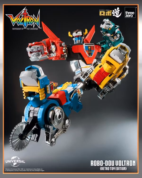 Voltron: Defender of the Universe ROBO-DOU Voltron (Retro Toy Edition) Action Figure