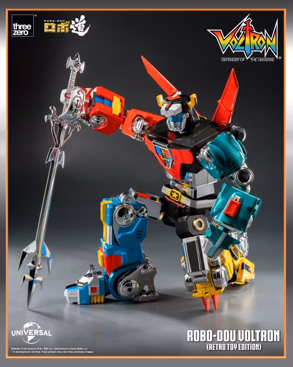 Voltron: Defender of the Universe ROBO-DOU Voltron (Retro Toy Edition) Action Figure