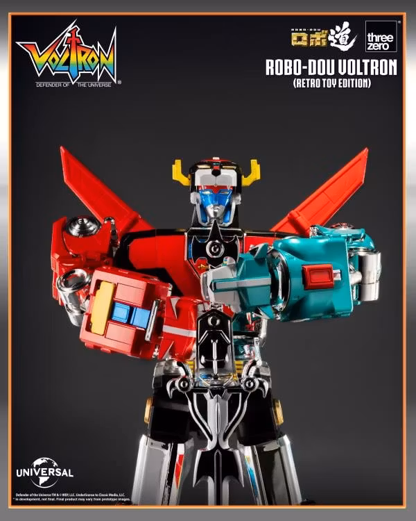 Voltron: Defender of the Universe ROBO-DOU Voltron (Retro Toy Edition) Action Figure