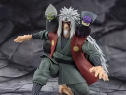 Naruto: Shippuden S.H.Figuarts Jiraiya -Hidden Leaf Heroic Master Sage- (Sage Mode Set) Action Figure