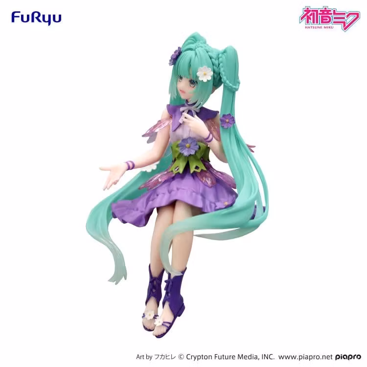 Vocaloid Hatsune Miku (Flower Fairy Cosmos Purple Color Ver.) Noodle Stopper Figure