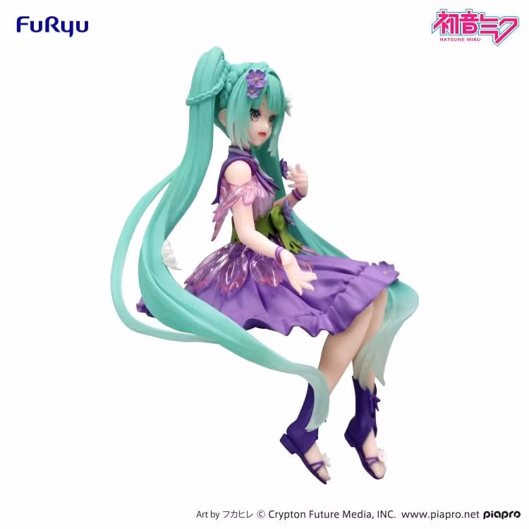 Vocaloid Hatsune Miku (Flower Fairy Cosmos Purple Color Ver.) Noodle Stopper Figure