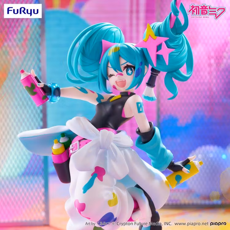 Vocaloid Trio-Try-iT Hatsune Miku (Paint Girl) Figure